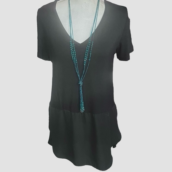 Premise Blouse with Sheer Lower Body; Size Small - Picture 1 of 7